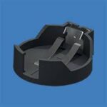 1053 Keystone CR2450 Battery Holder 1 Cell Parts Distributor 1053 Keystone CR2450 Battery Holder 1 Cell