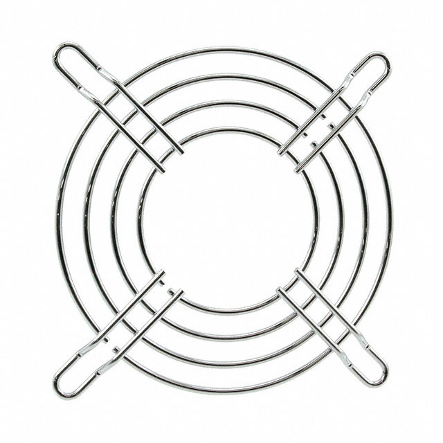 109-049C Sanyo Denki Nickel, Chrome Plated Fan Guard 80mm Sq Parts Distributor 109-049C Sanyo Denki