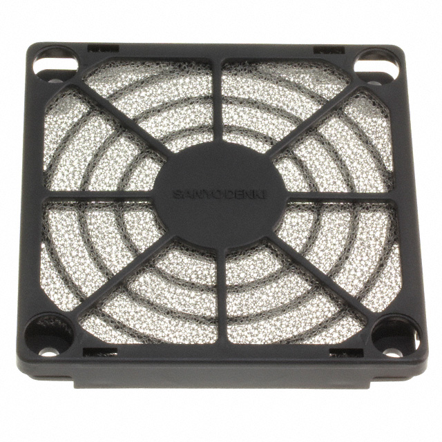 109-1002F20 Sanyo Denki Resin Fan Filter 80mm Square Parts Distributor 109-1002F20 Sanyo Denki