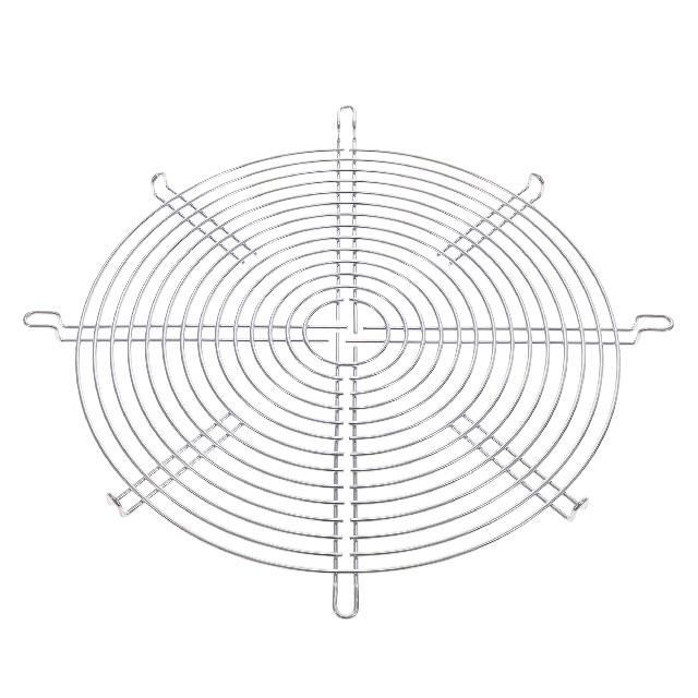 109-1102 Sanyo Denki Nickel, Chrome Plated Fan Guard 200mm Dia Parts Distributor 109-1102 Sanyo Denki