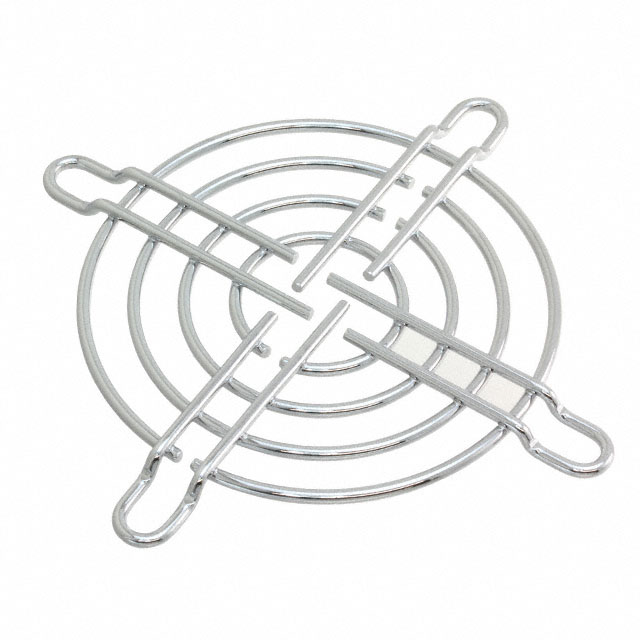 109-139E Sanyo Denki Nickel, Chrome Plated Fan Guard 60mm Sq Parts Distributor 109-139E Sanyo Denki