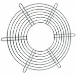 109-320 Sanyo Denki Nickel, Chrome Plated Fan Guard 172mm Dia Parts Distributor 109-320 Sanyo Denki