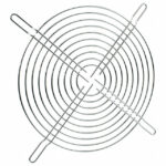 109-719 Sanyo Denki Nickel, Chrome Plated Fan Guard 140mm Sq Parts Distributor 109-719 Sanyo Denki