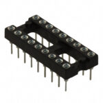 FCI DIP318-001B Connector DIP Socket SKT 18 POS 2.54mm Solder Parts Distributor DIP-318-001B Fci Connectors