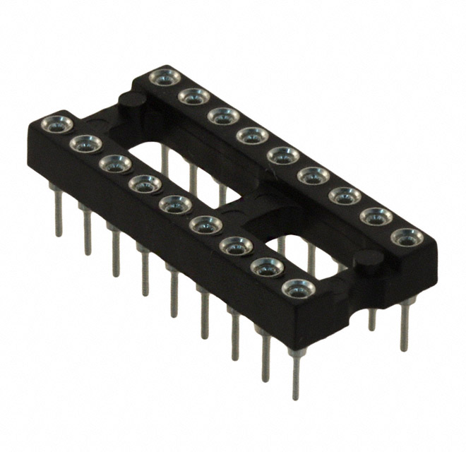 FCI DIP318-001B Connector DIP Socket SKT 18 POS 2.54mm Solder Parts Distributor DIP-318-001B Fci Connectors