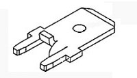 AMP 1217126-1 Quick Disconnect Terminal Tab Tin St Parts Distributor AMP 1217126-1 Quick Disconnect Terminal Tab Tin St