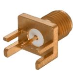 142-0701-851 Johnson SMA Connector Jack, Female Socket 50Ohm Board Edge, End Launch Solder Tab Parts Distributor 142-0701-851 Johnson SMA Connector Jack