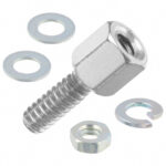 160-000-010R031 NorComp  Jackscrew Socket 4-40 Socket, 4-40 Screw