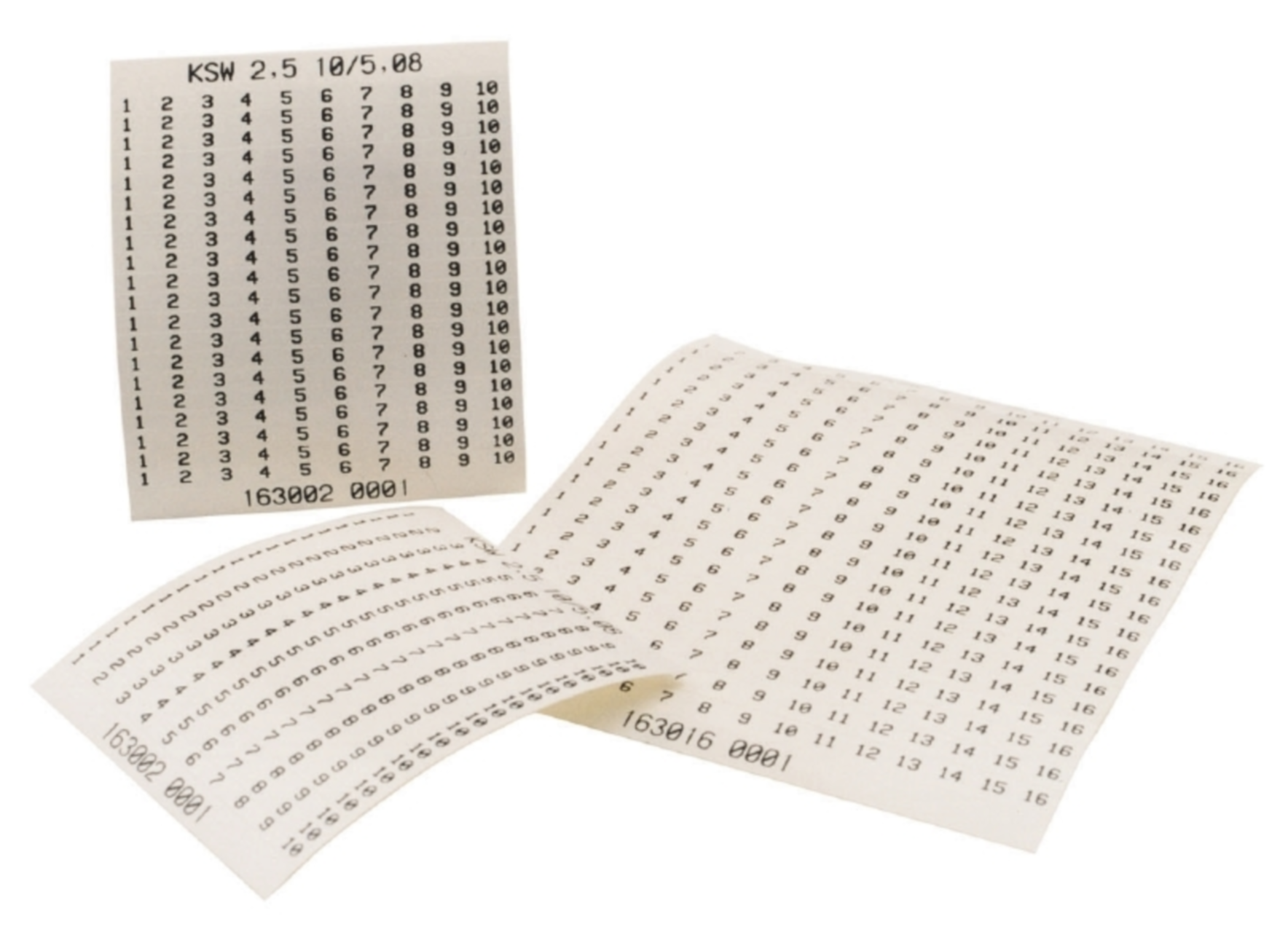 1630180001 Weidmuller Connector Label Parts Distributor 1630180001 Weidmuller Connector Label