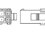TE Connectivity / AMP 172160-1 Receptacle Terminal Housing 2 x 3 Configuration 6 Position 600V 9.5A Parts Distributor TE Connectivity / AMP 172160-1 Receptacle Terminal Housing 2 x 3 Configuration 6 Position 600V 9.5A