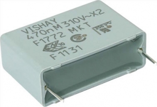 F1772-410-2000 Vishay Film Capacitor 0.10uF 310Vac 10% X2 Radial Parts Distributor F1772-410-2000 Vishay