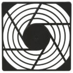QSG-80-02 Qualtek Plastic Fan Guard 80mm Sq Parts Distributor QSG-80-02 Qualtek