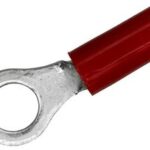 AMP 2-36150-1 Connector Ring Tongue Terminal, 22-16AWG, #6 / M3.5 Stud Parts Distributor AMP 2-36152-1 CONNECTOR RING 16-22 AWG #6 RED PIDG