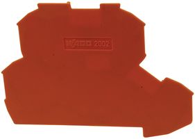 WAGO 2002-2292 Connector Accessory, End Plate, 2002 Double Deck Terminal Blocks Parts Distributor WAGO 2002-2292 Connector Accessory