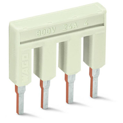 2002-406 Wago Push-in type jumper bar 6 Position Parts Distributor 2002-406 Wago Push-in type jumper bar 6 Position