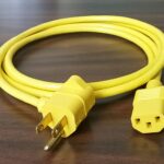 Volex CH79230(116698) Yellow 120V IEC Power Cord 18/3 Shielded 6 Ft. Parts Distributor CH79230(116698) Electronic Components