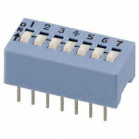 206-7 CTS DIP SWITCH SPST 7 RAISED SLIDE 0.05A 24VDC PC PINS Parts Distributor 206-7 CTS DIP SWITCH SPST 7 RAISED SLIDE 0.05A 24VDC PC PINS - Image 2