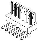 Molex 22-05-7068 Connector Header 6 POS 2.54mm Parts Distributor Molex 22-05-7068 Connector Header 6 POS 2.54mm