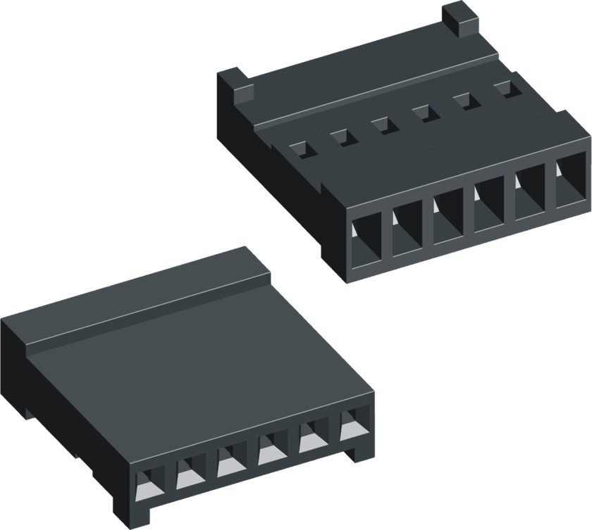Neltron 2218H1A-XX 2.54mm Wire to Board Housing. Parts Distributor Neltron 2218H1A-XX 2.54mm Wire to Board Housing. - Image 2