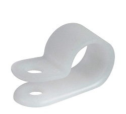 Micro Plastics 22CC37D0250 1/4 Nylon “P” Type Cable Clamp Parts Distributor Micro Plastics 22CC37D0250 1/4 Nylon "P" Type Cable Clamp