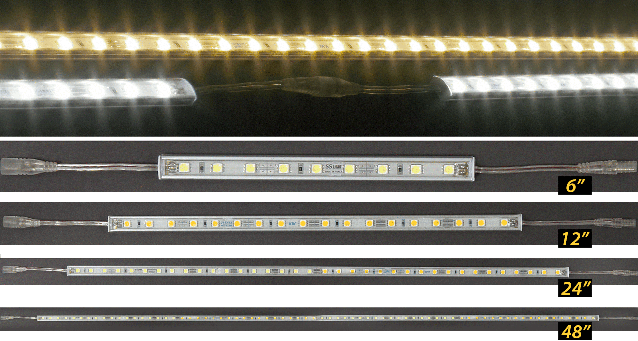Ledtronics TBL4520-9W6-XPW-012W-WP Light Strip Uni-Color White 53000mcd 9 LED Parts Distributor TBL4520-9W6-XPW-012W-WP Ledtronics