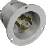 Leviton 2415 Gray #2Cd/Flanged Inlet Parts Distributor Leviton 2415 Gray #2Cd/Flanged Inlet