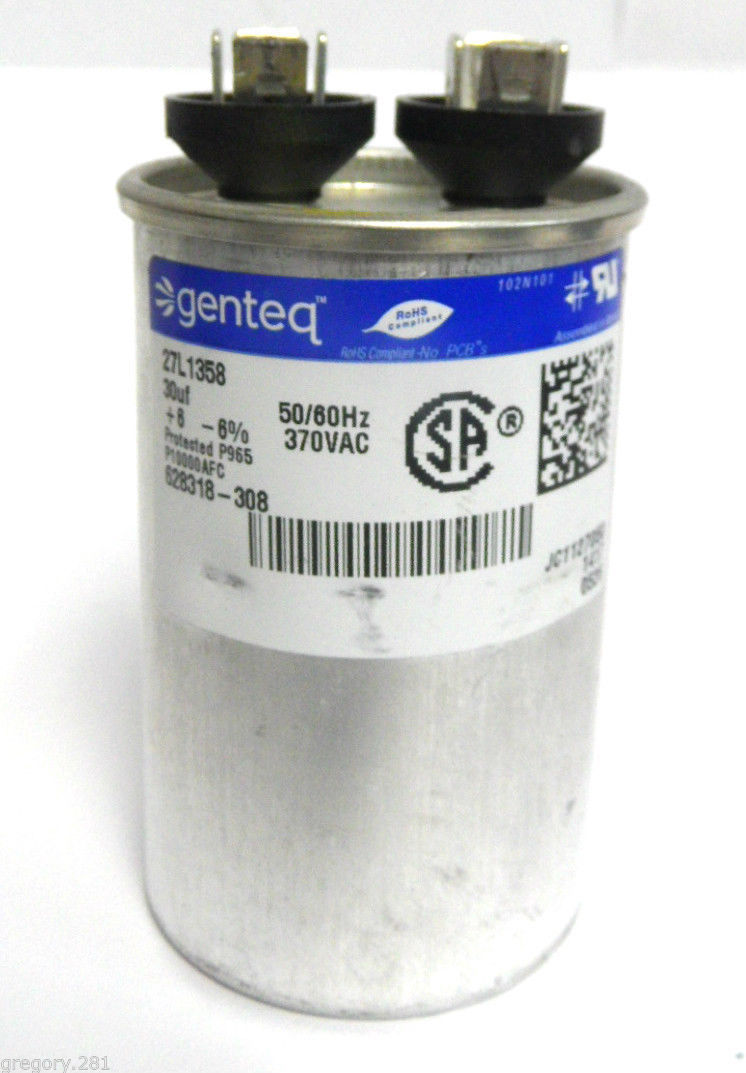 97F5116 Genteq Capacitor 40uF 440V Can Parts Distributor 97F5116 Genteq Capacitor 40uF 440V Can