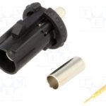 2FA1-NASP-PCB-3 Amphenol RF Connector, Right Angle PCB Plug, 50 Ohm Parts Distributor 2FA1-NASP-PCB-3 Amphenol RF Connector
