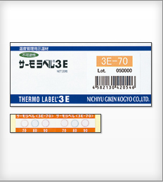 3E-110 NiGK Thermolabel 3E,Irreversible Triple point indicator at 10C intervals 110 – 120 – 130C Parts Distributor 3E-110 NiGK Thermolabel 3E