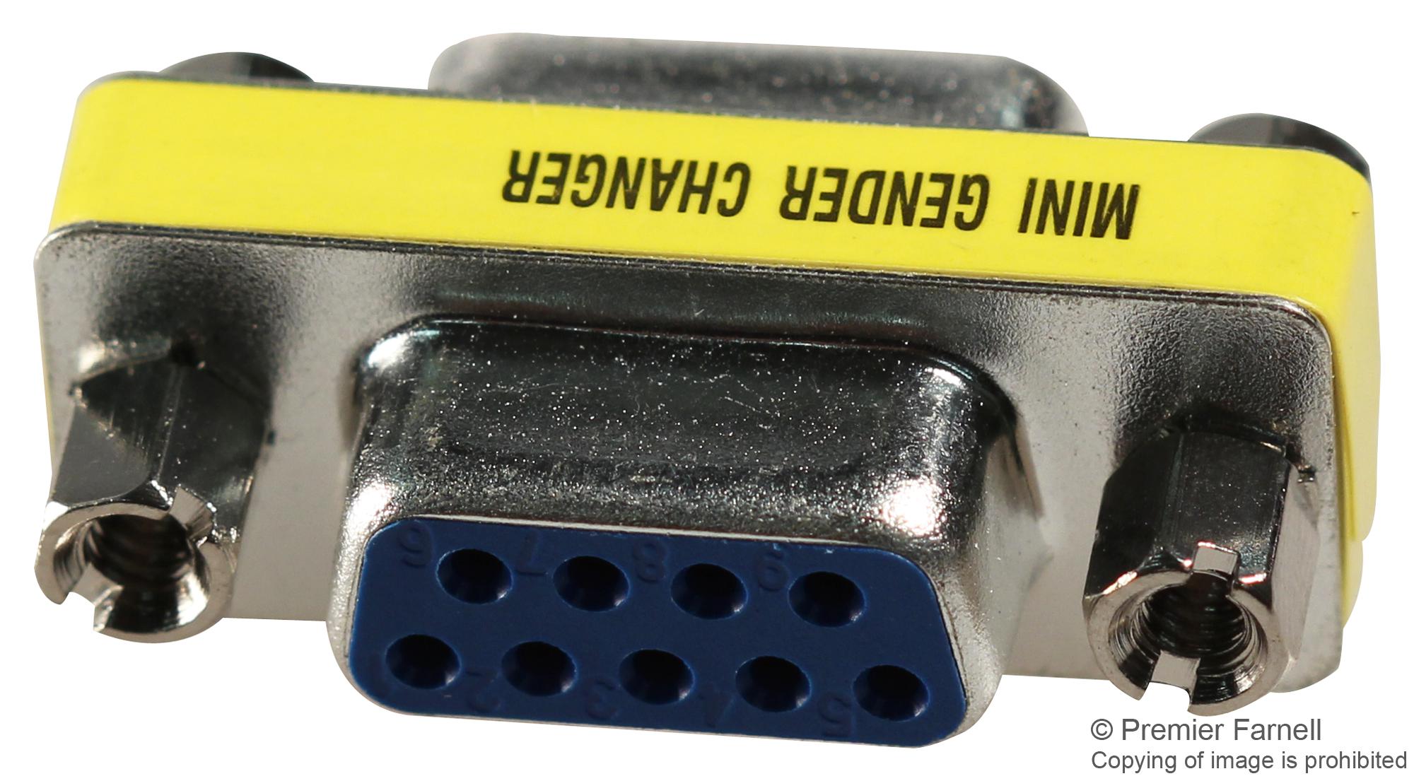30-9530 Cinch D-Sub Mini Gender Changer DB9 F to F Parts Distributor 30-9530 Cinch D-Sub Mini Gender Changer DB9 F to F - Image 2