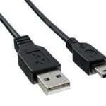 3021003-03 Qualtek Shielded USB Cable, Type A Plug to Mini Type B Plug, 3ft Black Parts Distributor 3021003-03 Qualtek Shielded USB Cable