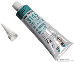 3145 DOW CORNING Adhesive, RTV Silicone, Tube, Transparent, 90 ml Parts Distributor RTV Silicone