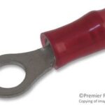 TE Connectivity / AMP 31886 Red Insulated Crimp Lug Terminal #8 Stud 22-16 AWG Parts Distributor TE Connectivity / AMP 31886 Red Insulated Crimp Lug Terminal #8 Stud 22-16 AWG