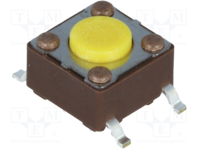 Diptronics DTSM-61Y-V-B Microswitch 0.05A 12VDC Parts Distributor DTSM-61Y-V-B Diptronics