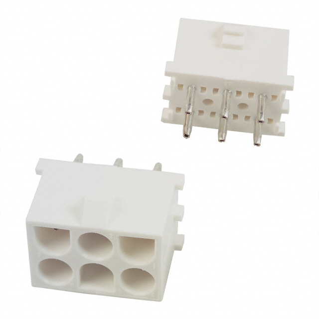350711-1 TE Connectivity AMP Connector Header 6POS VERT .250 TIN Parts Distributor 350711-1 TE Connectivity AMP Connector Header 6POS VERT .250 TIN - Image 2