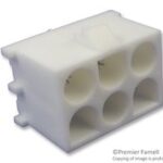 TE Connectivity / AMP 350711-1 Receptacle Housing 600V 19A 6 Position Through Hole Mount Parts Distributor TE Connectivity / AMP 350711-1 Receptacle Housing 600V 19A 6 Position Through Hole Mount