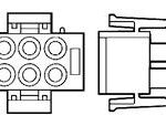 AMP 350715-1 HOUSING UNI VERSAL MATE-N-LOK 6 WAY P Parts Distributor AMP 350715-1 HOUSING UNI VERSAL MATE-N-LOK 6 WAY P