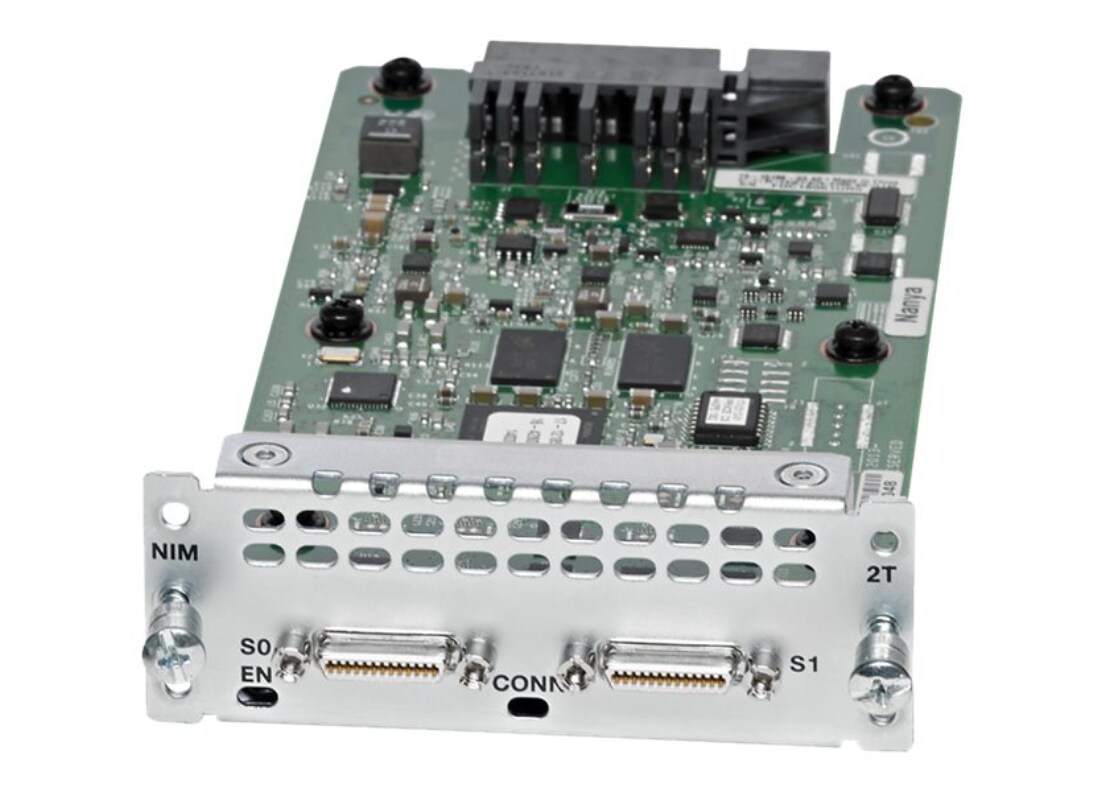 NIM-2T Cisco WAN Network Interface Module Parts Distributor NIM-2T Cisco WAN Network Interface Module
