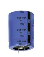 381LX272M063H042 CDE Aluminum Electrolytic Capacitors – Snap In 2700uF 63V 20% Parts Distributor 381LX272M063H042 CDE Aluminum Electrolytic Capacitors - Snap In 2700uF 63V 20%