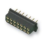 M80-8501445 Harwin Receptacle Connector 14 Position Through Hole Parts Distributor M80-8501445 Harwin
