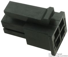 MOLEX 43025-0400 Connector Housing, Dual Row, Receptacle, 4 Positions, 3 mm Parts Distributor Dual Row