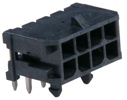 43045-0802 Molex Wire-To-Board Dual Row Connector Header 8 Contacts, Through Hole Parts Distributor 3 mm