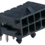 43045-0802 Molex Wire-To-Board Dual Row Connector Header 8 Contacts, Through Hole Parts Distributor 43045-0802 Molex Wire-To-Board Connector