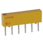BOURNS 4306R-102-103 Resistor Thick Film Network 10K Ohm 2% 6-SIP Parts Distributor BOURNS 4306R-102-103 Resistor Thick Film Network 10K Ohm 2% 6-SIP