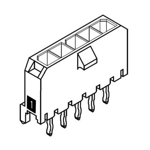 Molex 43650-0816 Connector Header Single Row 8 Position 600V 5A 3mm Spacing Parts Distributor Molex 43650-0816 Connector Header Single Row 8 Position 600V 5A 3mm Spacing