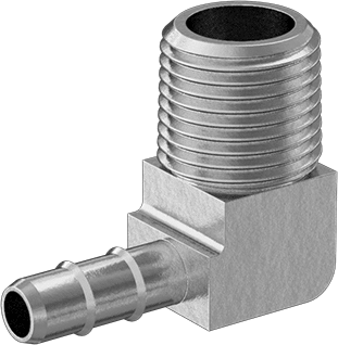 44555K147 Brass Low-Pressure Barbed Tube Fitting