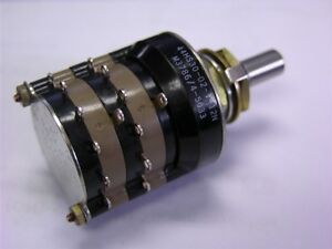 44HS30-04-1-12N Grayhill Switch Rotary SP12T 12 Flatted Shaft Solder Lug 1A 115VAC 115VDC Parts Distributor 44HS30-04-1-12N Grayhill Switch Rotary SP12T 12 Flatted Shaft Solder Lug 1A 115VAC 115VDC