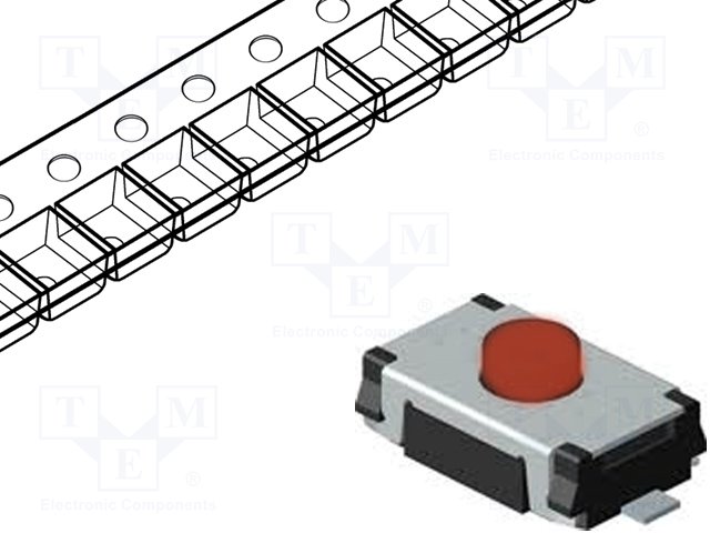 DIPTRONICS TAEF-25R-V-T/R Microswitch Parts Distributor TAEF-25R-V-T/R Diptronics