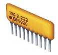 4605X-101-103LF Bourns Resistor Thick Film NET 10K Ohm 2% 1/16W 5-Pin SIP