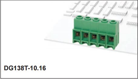 DG138T-10.16-02P-14-00AH Degson Terminal Blocks 2 Poles Parts Distributor DG138T-10.16-02P-14-00AH Degson Terminal Blocks 2 Poles